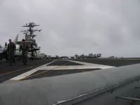 GW Flight Deck, Shot down the angle from the crotch