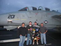 The Item in front of VF-11 Red Rippers F-14B Tomcat RIPPER 201