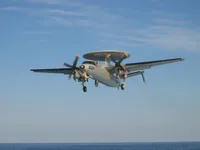 VAW-121 Bluetails E-2C Hawkeye AG-602 at the ramp