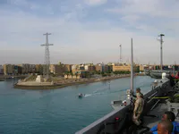 Coastal town on Suez Canal