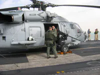 Nightdipper SH-60 Seahawk with GAU-21 .50 caliber heavy machine gun
