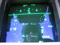 Vertical Display Indicator (VDI) with Lefty's reflection