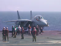 AG-106 (161434) with AIM-54C Phoenix on Left Station and refueling probe out