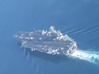 USS George Washington with an S-3 Viking launching from Catapult 3.