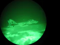 RIPPER 206 (162925) seen through AN/AVS-9 (V) series Aviator's Night Vision Imaging System (ANVIS).