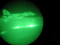 RIPPER 206 (162925) seen through AN/AVS-9 (V) series Aviator's Night Vision Imaging System (ANVIS).