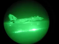 RIPPER 206 (162925) seen through AN/AVS-9 (V) series Aviator's Night Vision Imaging System (ANVIS).