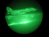 RIPPER 206 (162925) seen through AN/AVS-9 (V) series Aviator's Night Vision Imaging System (ANVIS).