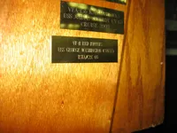 CVW-7 Top Hook Plaque, celebrating the VF-11 Red Rippers for the best landing grades for TSTA/C2X 03 (Tailored Ship's Training Availability and Composite Training Unit Exercise aka COMPTUEX)