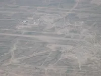 Military airfield and extensive base/support complex