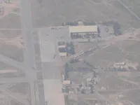 Large military installation/airfield with runway and extensive dispersed facilities