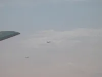 Wildcat Hornet and Red Ripper Tomcat approach to port standby on KC-135