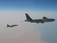 Wildcat 406 on KC-135R Multi-Point Refueling System (MPRS). KC-135R Stratotanker serial 58-0016 from 92nd Air Refueling Wing based at Fairchild AFB in Spokane, WA.