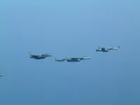 VFA-131 Wildcats Hornet AG-405, VF-143 Pukin' Dogs Tomcat AG-103 (161421), 3x Rafale M