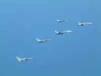 VFA-131 Wildcats Hornet AG-405, VF-143 Pukin' Dogs Tomcat AG-103 (161421), 3x Rafale M