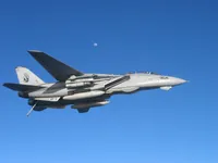 RIPPER 204 (163218) with hook down, LANTIRN Pod, and CATM-9M Captive Air Training Missile (Sidewinder)