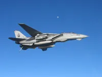 RIPPER 204 (163218) with hook down, LANTIRN Pod, and CATM-9M Captive Air Training Missile (Sidewinder)