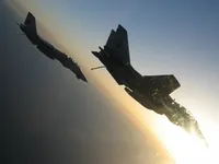 RIPPER 204 (163218) with hook down, LANTIRN Pod, and CATM-9M Captive Air Training Missile (Sidewinder), RIPPER 206 (162925) with hook down